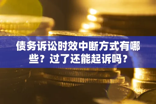 北京债务诉讼时效中断方式有哪些？过了还能起诉吗？