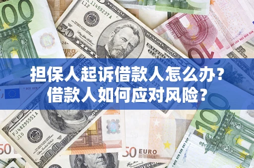 北京担保人起诉借款人怎么办？借款人如何应对风险？