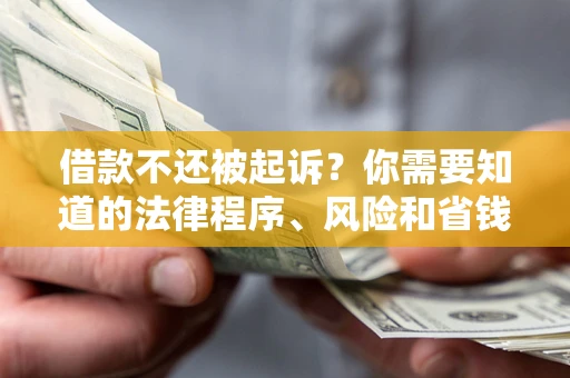 北京借款不还被起诉？你需要知道的法律程序、风险和省钱技巧