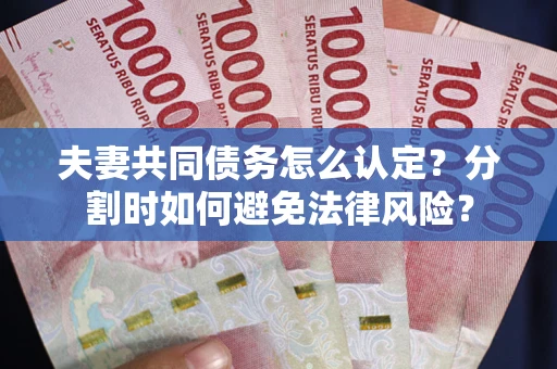北京夫妻共同债务怎么认定？分割时如何避免法律风险？