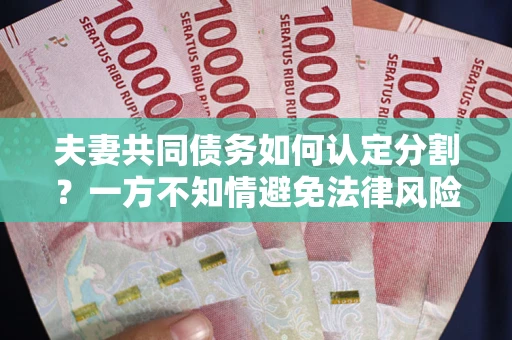 北京夫妻共同债务如何认定分割？一方不知情避免法律风险必看！